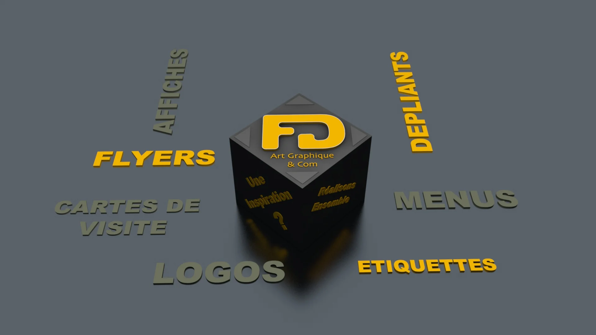 Cube FD-Graphiste Image 3D, Cube FD-Graphiste