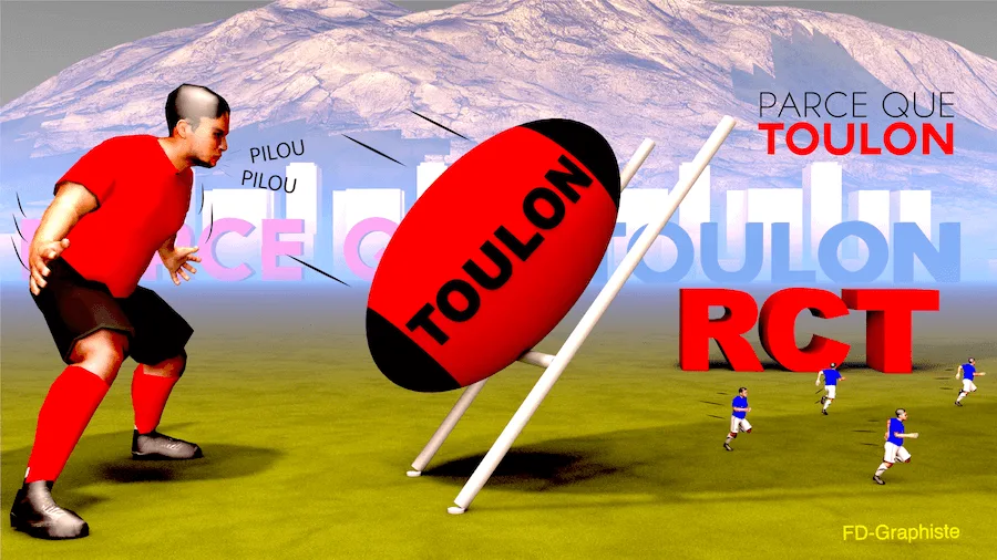 Pilou Pilou Rugby, Graphiste Toulon